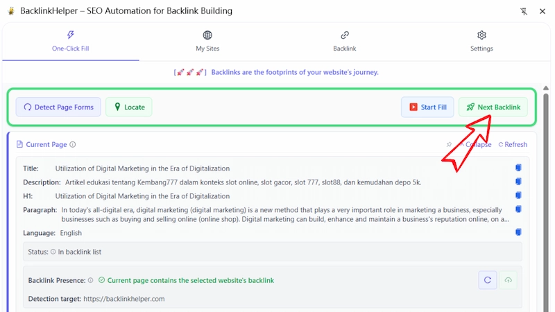 Continuer la soumission